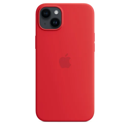 iPhone 14 Plus szilikontok (PRODUCT)RED (MPT63ZM/A) Apple gyári MagSafe-rögzítésű - 3