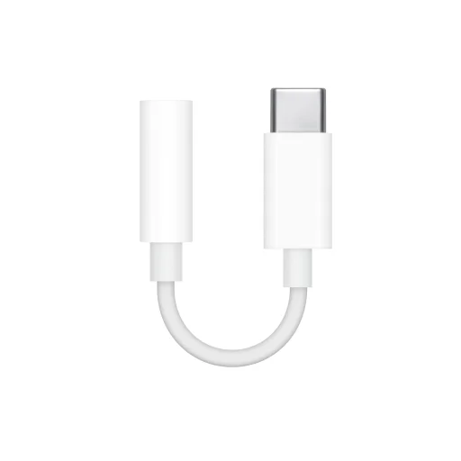 Apple gyári USB Type-C – 3.5mm-es fejhallgató-csatlakozó átalakító (MU7E2ZM/A) - 2