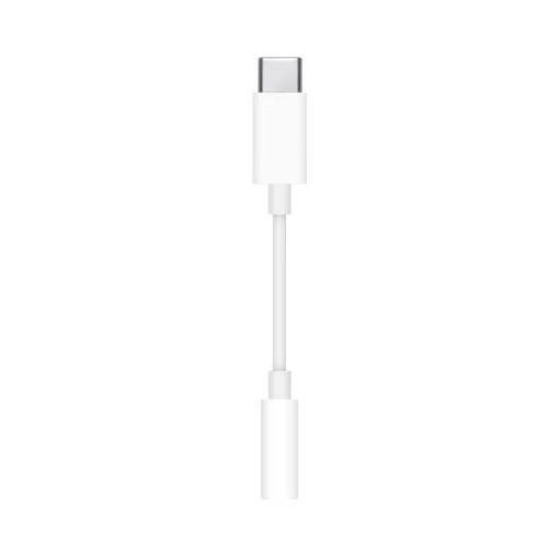 Apple gyári USB Type-C – 3.5mm-es fejhallgató-csatlakozó átalakító (MU7E2ZM/A) - 1