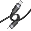 Borofone BU35 Influence Type C - Type C kábel 60W 3A 1.2m fekete thumbnail