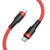 Borofone BU35 Influence Type C - Type C kábel 60W 3A 1.2m piros thumbnail