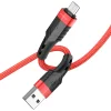Borofone BU35 Influence USB - microUSB kábel 2.4A 1.2m piros thumbnail