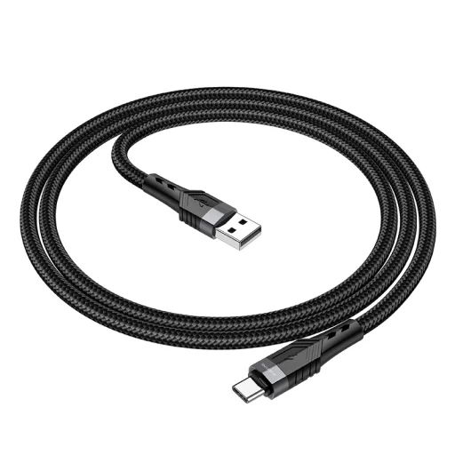 Borofone BU35 Influence USB - Type C kábel 3A 1.2m fekete - 4