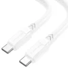 Borofone Goodway BX81 Type C - Type C kábel PD 60W 3A 1m fehér thumbnail