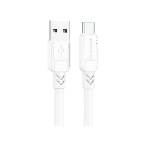 Borofone Goodway BX81 USB - Type C kábel 3A 1m fehér - 1