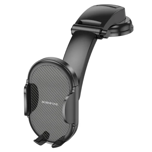 Borofone Charm BH73 autós telefontartó tapadókoronggal fekete - 1