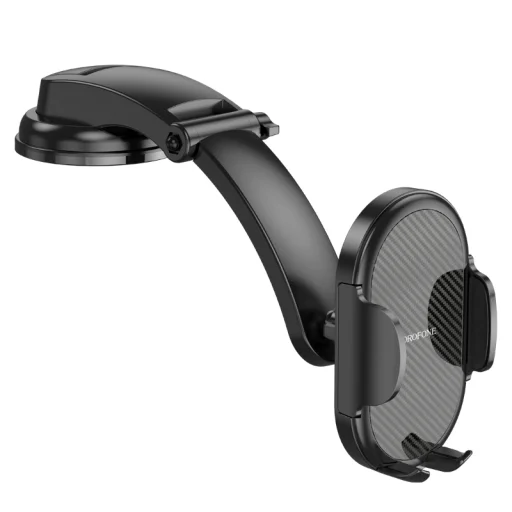 Borofone Charm BH73 autós telefontartó tapadókoronggal fekete - 6