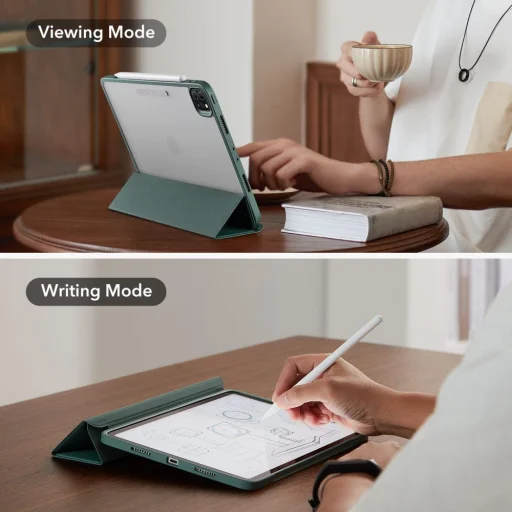 iPad Pro 12.9 2021/2022 ESR Ascend Hybrid tok erdőzöld - 4