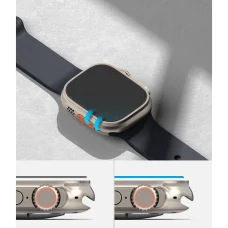 Apple Watch Ultra 1/2/3 (49mm) Ringke ID FC kijelzővédő üvegfólia 4db
