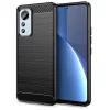 Xiaomi 12 Lite Tech-Protect carbon mintájú TPU tok fekete thumbnail