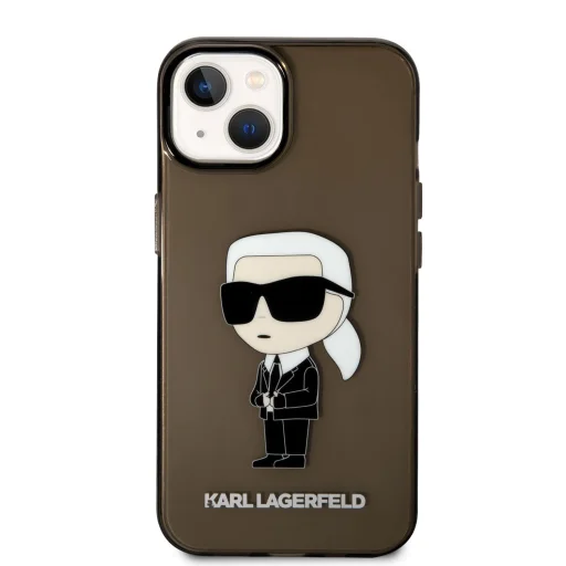 iPhone 14 Plus KLHCP14MHNIKTCK Karl Lagerfeld IML Ikonik NFT tok fekete - 5