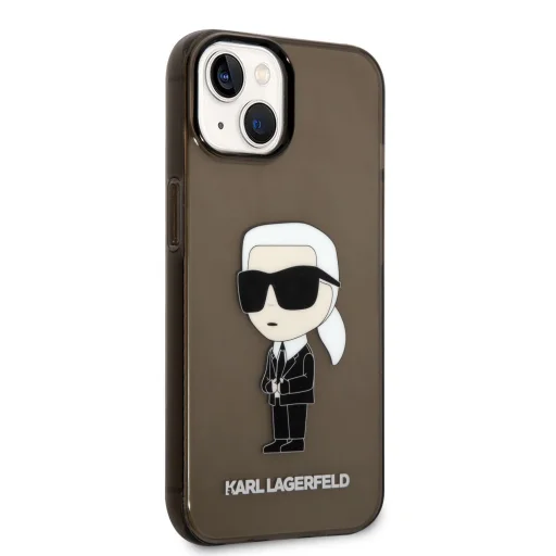 iPhone 14 Plus KLHCP14MHNIKTCK Karl Lagerfeld IML Ikonik NFT tok fekete - 1