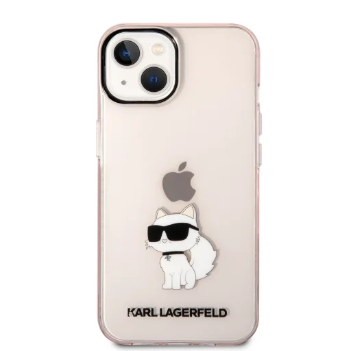 iPhone 14 Plus Karl Lagerfeld KLHCP14MHNCHTCP IML Choupette NFT tok rózsaszín - 2