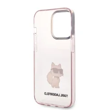 iPhone 14 Pro Karl Lagerfeld KLHCP14LHNCHTCP IML Choupette NFT tok rózsaszín