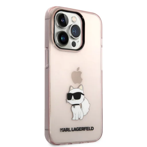iPhone 14 Pro Karl Lagerfeld KLHCP14LHNCHTCP IML Choupette NFT tok rózsaszín - 6