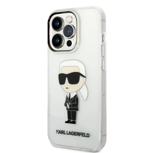 iPhone 14 Pro Max KLHCP14XHNIKTCT Karl Lagerfeld IML Ikonik NFT tok átlátszó - 1