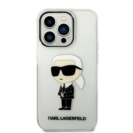 iPhone 14 Pro Max KLHCP14XHNIKTCT Karl Lagerfeld IML Ikonik NFT tok átlátszó - 3