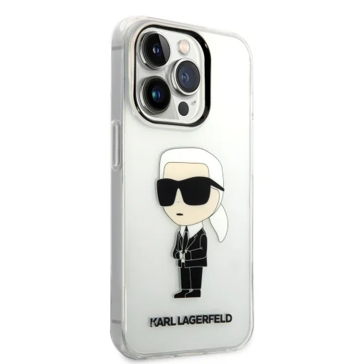 iPhone 14 Pro Max KLHCP14XHNIKTCT Karl Lagerfeld IML Ikonik NFT tok átlátszó - 5