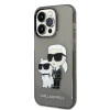 iPhone 14 Pro Karl Lagerfeld KLHCP14LHNKCTGK IML Glitter Karl and Choupette NFT tok fekete - 5