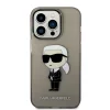 iPhone 14 Pro KLHCP14LHNIKTCK Karl Lagerfeld IML Ikonik NFT tok fekete - 4