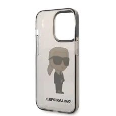 iPhone 14 Pro KLHCP14LHNIKTCK Karl Lagerfeld IML Ikonik NFT tok fekete