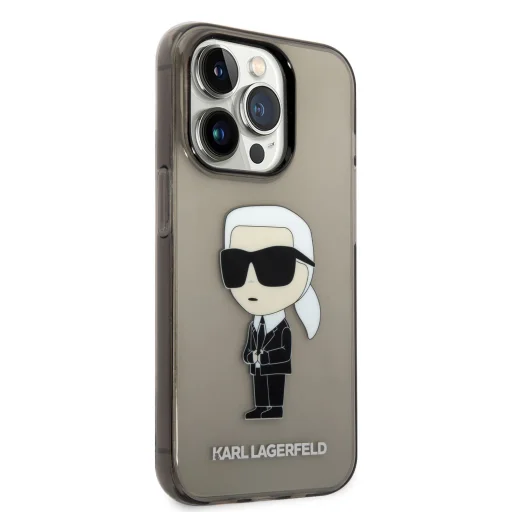 iPhone 14 Pro Max KLHCP14XHNIKTCK Karl Lagerfeld IML Ikonik NFT tok fekete - 2