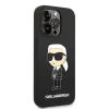 iPhone 14 Pro Max Karl Lagerfeld KLHCP14XSNIKBCK Liquid Silicone Ikonik NFT tok fekete - 3