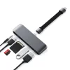 Satechi USB-C Mobile Pro HUB SD (1x USB-C PD,1x 4K HDMI,1x USB 3.0, MicroSD, 3.5mm audio) - szürke (ST-MPHSDM) thumbnail