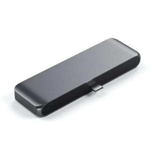 Satechi USB-C Mobile Pro HUB SD (1x USB-C PD,1x 4K HDMI,1x USB 3.0, MicroSD, 3.5mm audio) - szürke (ST-MPHSDM) - 2