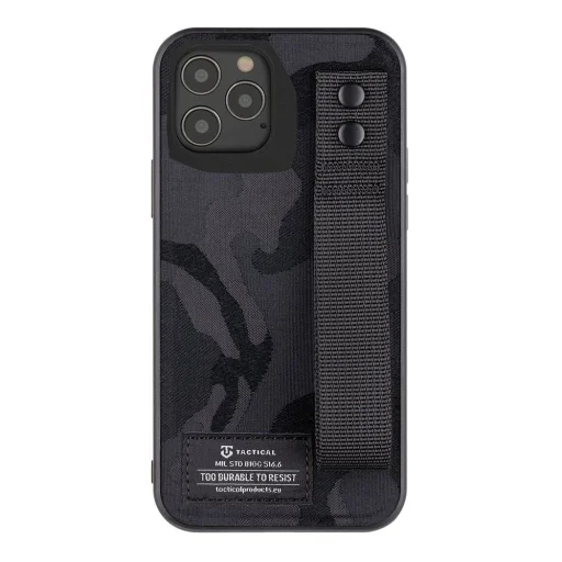 iPhone 12/12 Pro Tactical Camo Troop tok fekete - 1