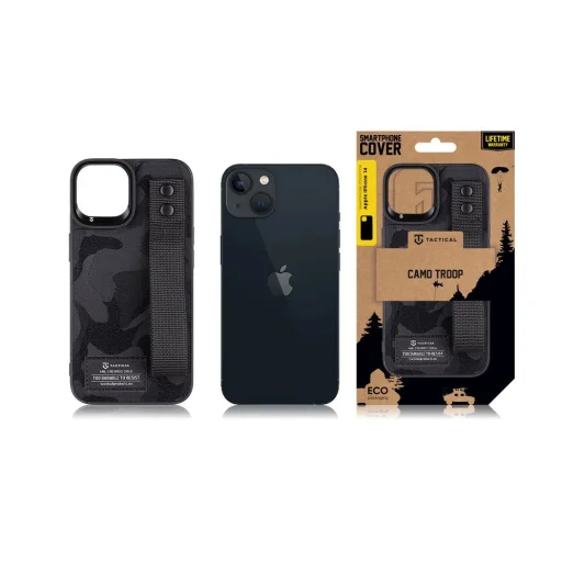 iPhone 14 Tactical Camo Troop tok fekete - 2