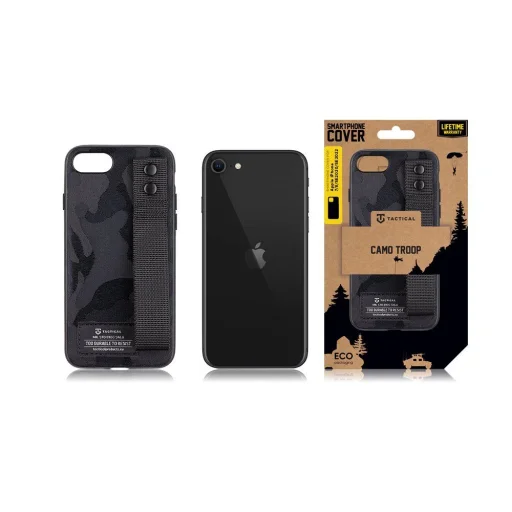iPhone 7/8/SE 2020/SE 2022 Tactical Camo Troop tok fekete - 2