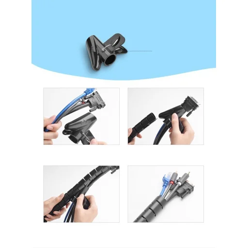 Ugreen kábelrendező 1,5m fekete (30818) - 8