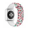 Apple Watch 4/5/6/7/8/9/SE/Ultra (42/44/45/49mm) karácsonyi mintás óraszíj Alphajack (XMAS-7) thumbnail