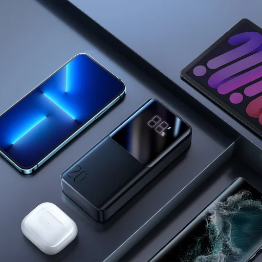 Joyroom Powerbank 22.5W 10000mAh PD QC3.0 AFC fekete (JR-QP191) - 5