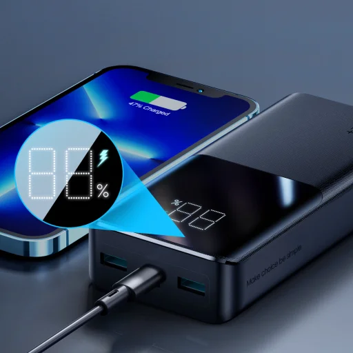 Joyroom Powerbank 22.5W 10000mAh PD QC3.0 AFC fekete (JR-QP191) - 6