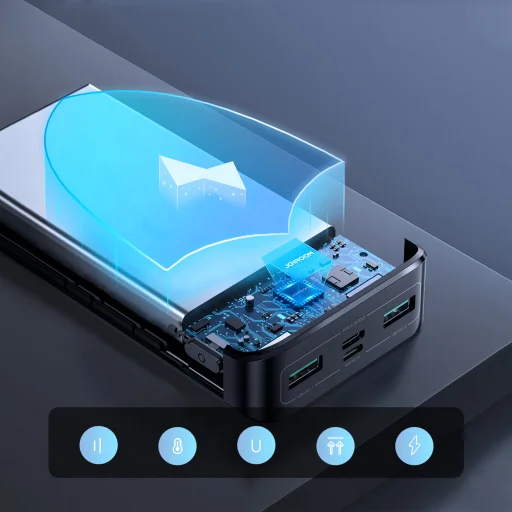 Joyroom Powerbank 22.5W 10000mAh PD QC3.0 AFC fekete (JR-QP191) - 8