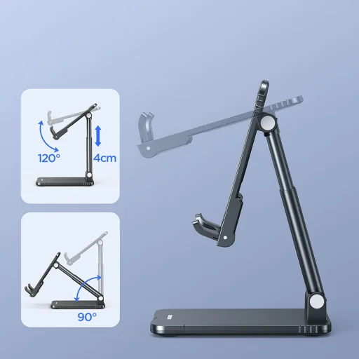 Joyroom összecsukható telefon és tablet tartó állvány fehér (JR-ZS303) - 2