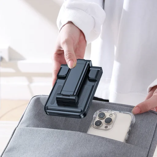 Joyroom összecsukható telefon és tablet tartó állvány fehér (JR-ZS303) - 3