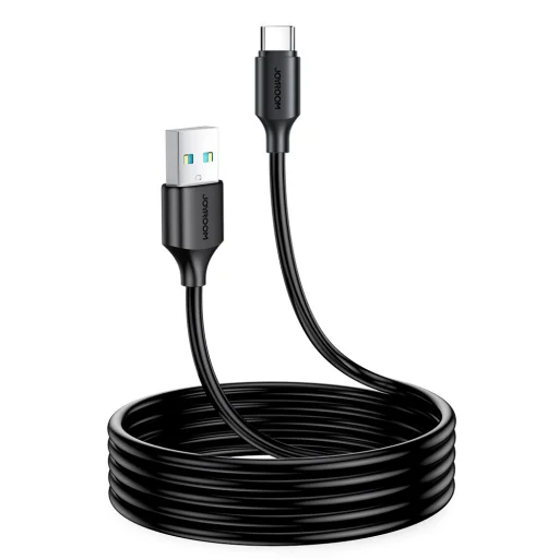 Joyroom Type-C USB adat és töltőkábel 3A 2m fekete - 1