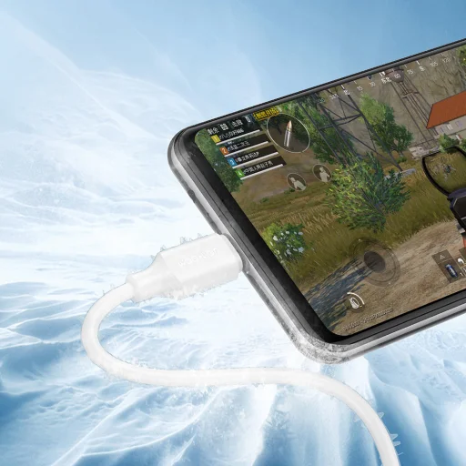 Joyroom USB-A - Micro USB kábel 480Mb/s 2.4A 1m fehér (S-UM018A9) - 3