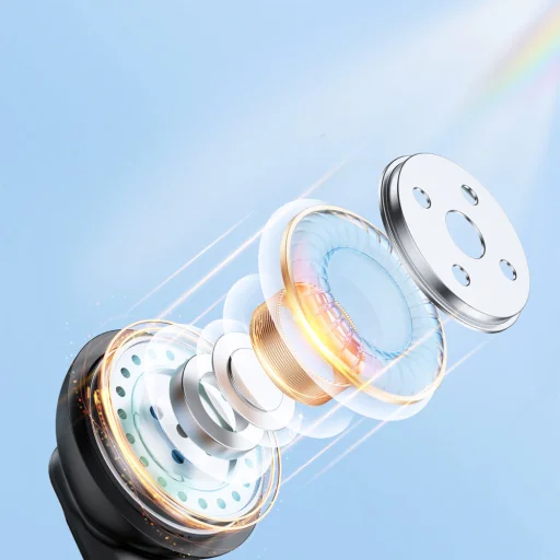 Joyroom TWS vezeték nélküli ENC bluetooth fülhallgató fekete - 5