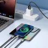 Joyroom 3 az 1-ben töltő és adatkábel USB-Lightning, Type C, micro USB 3,5A 1.2m fekete thumbnail