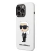 iPhone 14 Pro Max Karl Lagerfeld KLHCP14XSNIKBCH Liquid Silicone Ikonik NFT tok fehér thumbnail