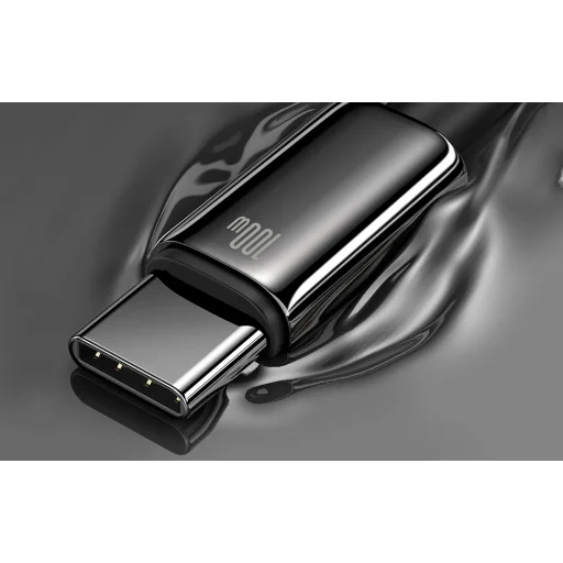 Baseus Tungsten Aranyozott USB A - USB Type-C kábel 100W 2m fekete (CAWJ000101) - 4