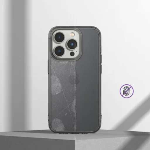 iPhone 14 Pro Max Ringke Fusion Matt tok gél kerettel szürke - 2