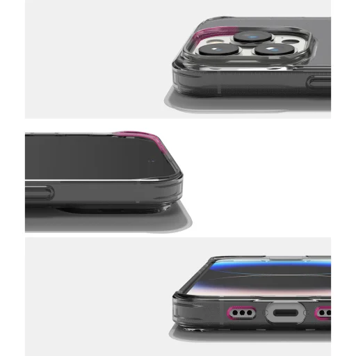 iPhone 14 Plus Ringke Fusion Matt tok gél kerettel szürke - 9