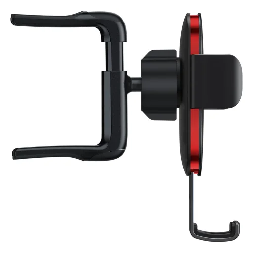 Baseus Metal Age II gravitációs autós telefontartó kör szellőzőrácsra helyezhető fekete (SUJS030001) - 6