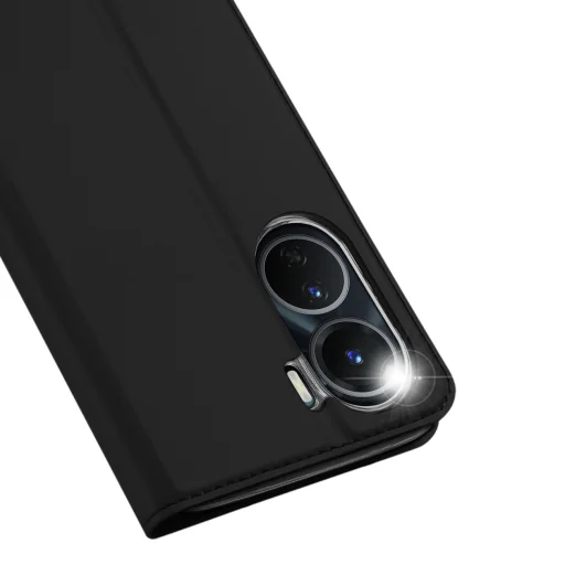 Vivo Y16 / Y02s Dux Ducis Skin Pro Öko Bőr fliptok fekete - 8