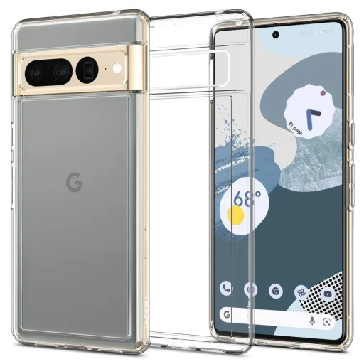 Google Pixel 7 Pro Spigen Ultra Hybrid tok Crystal Clear - 1
